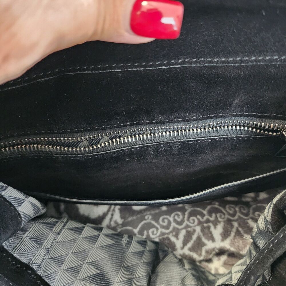 Proenza Schouler Black Suede Backpack Purse PS1 Large Made in Italy - Picture 12 of 16